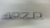 Typenschild 407 D gebraucht Metall 13  Mercedes Düdo T2/L...