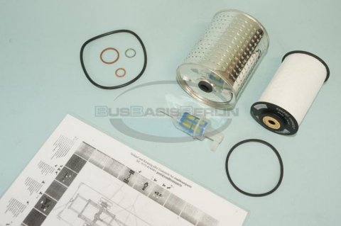 BusBasis-Filterpaket + Abschmierplan ! Filter - Paket Mercedes 406 T2/L Düdo