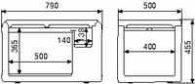 Kompressorkühlbox WAECO CoolFreeze CF 80 - 12/24 V