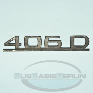 Gebraucht: Typenschild Emblem Mercedes  " 406D " Düdo T2/L